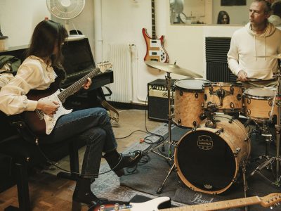 Guitare électrique à La Camillienne