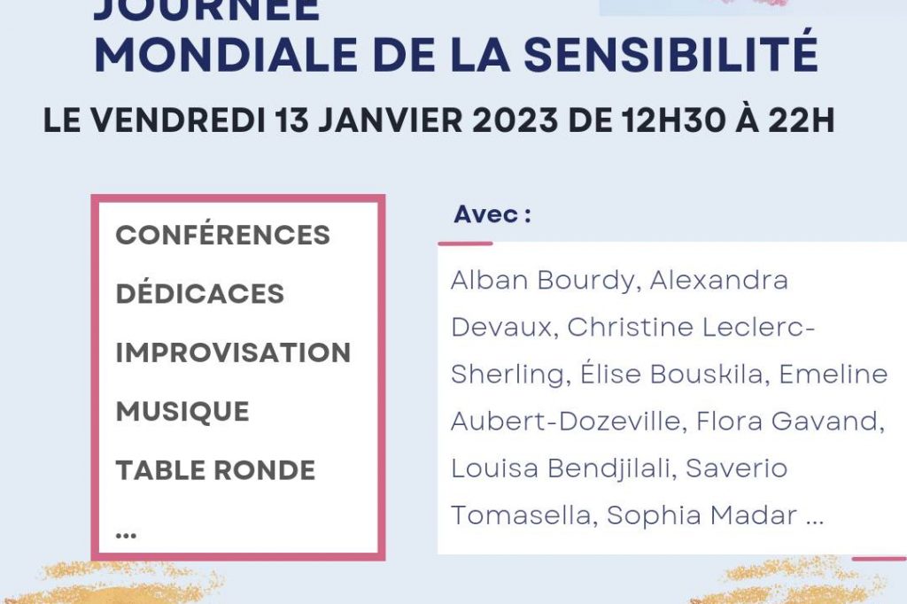 Affiche Journée Mondiale de la Sensibilité 2023