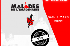 Match d’Impro : Les Malades de l’Imaginaire reçoivent Rennes !