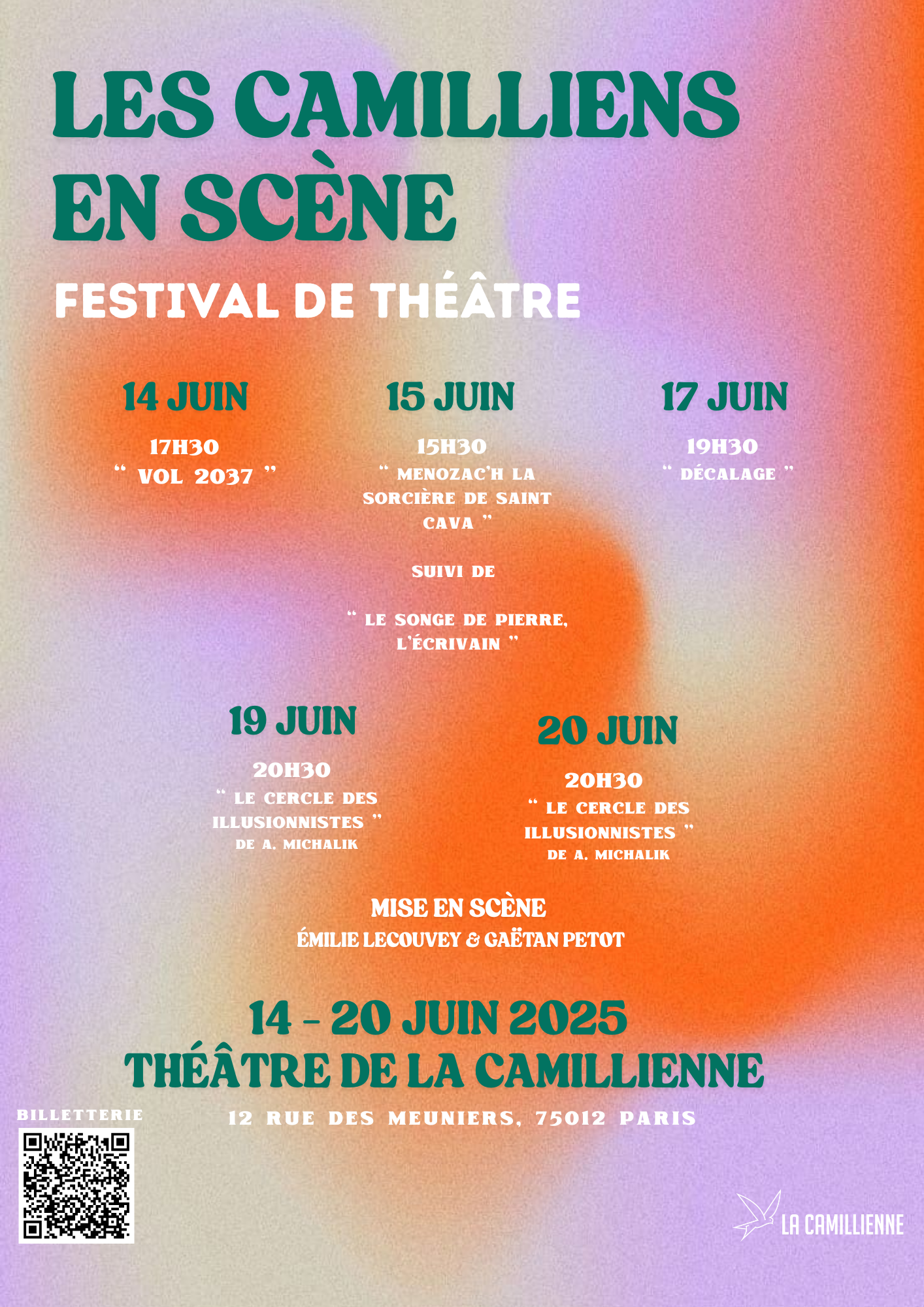 Festival des Camilliens en scène : nouvelle édition ! | La Camillienne