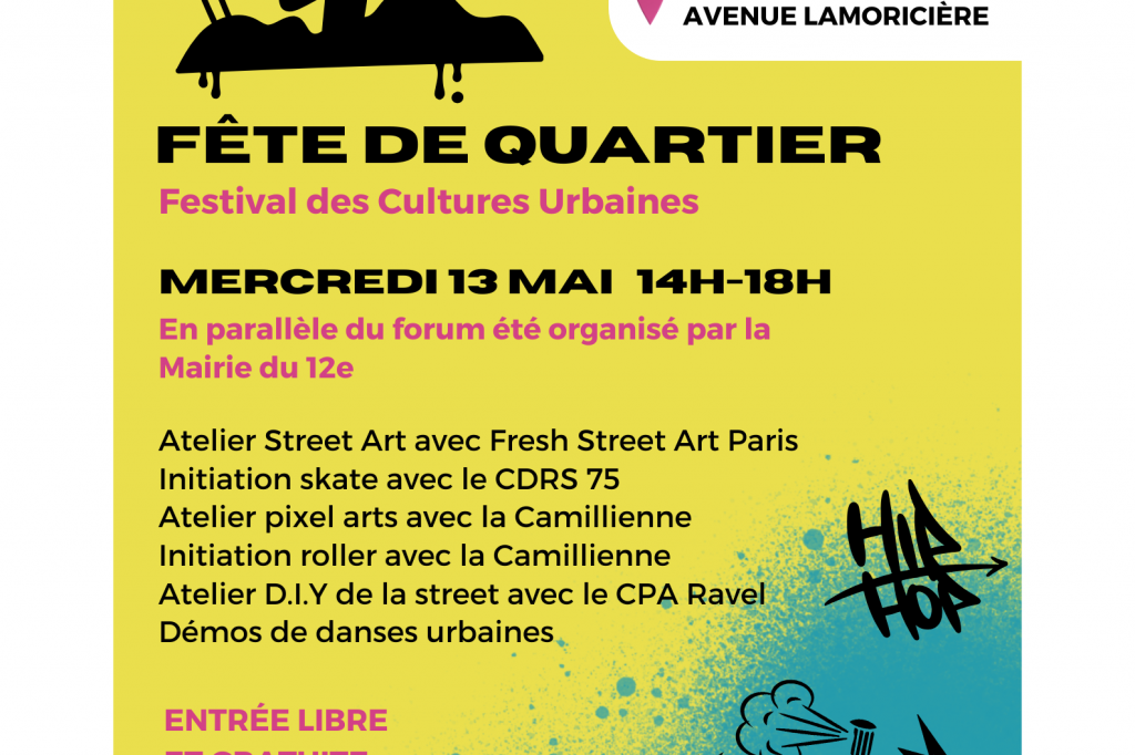 Affiche fête FCU 13 mai