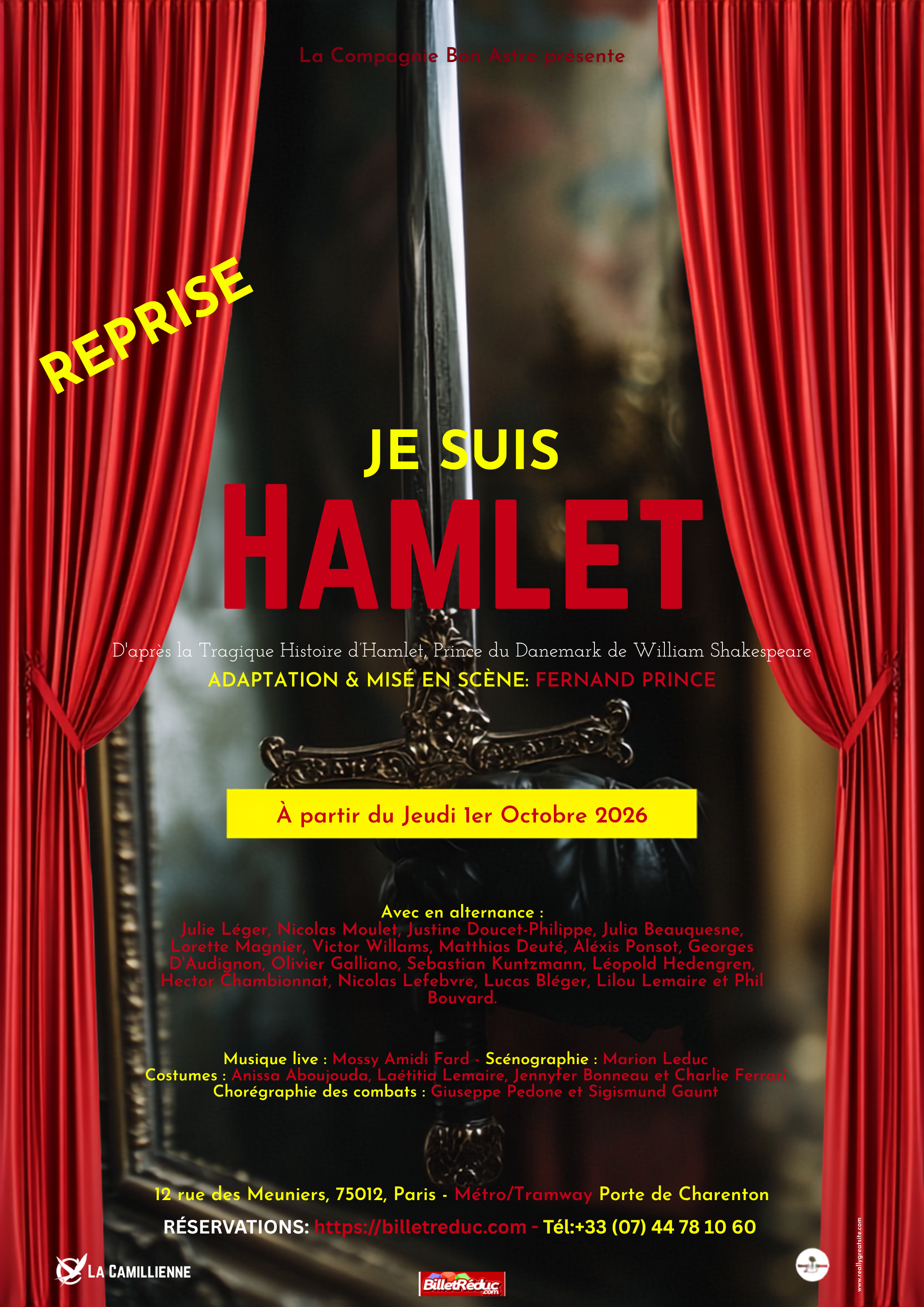 je suis hamlet affiche